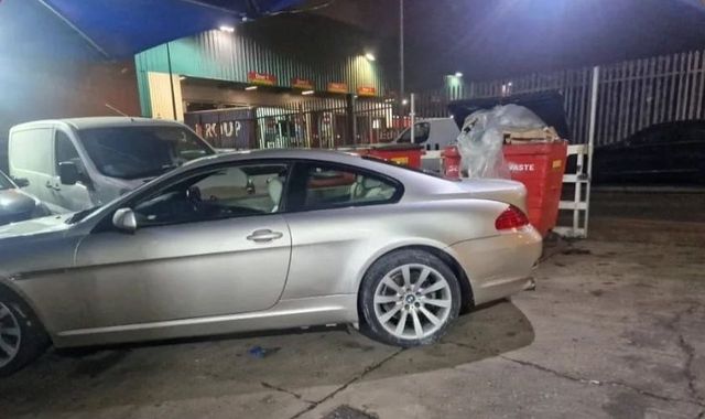 BMW 6 Series finished after door and rear quarter repair and respray
